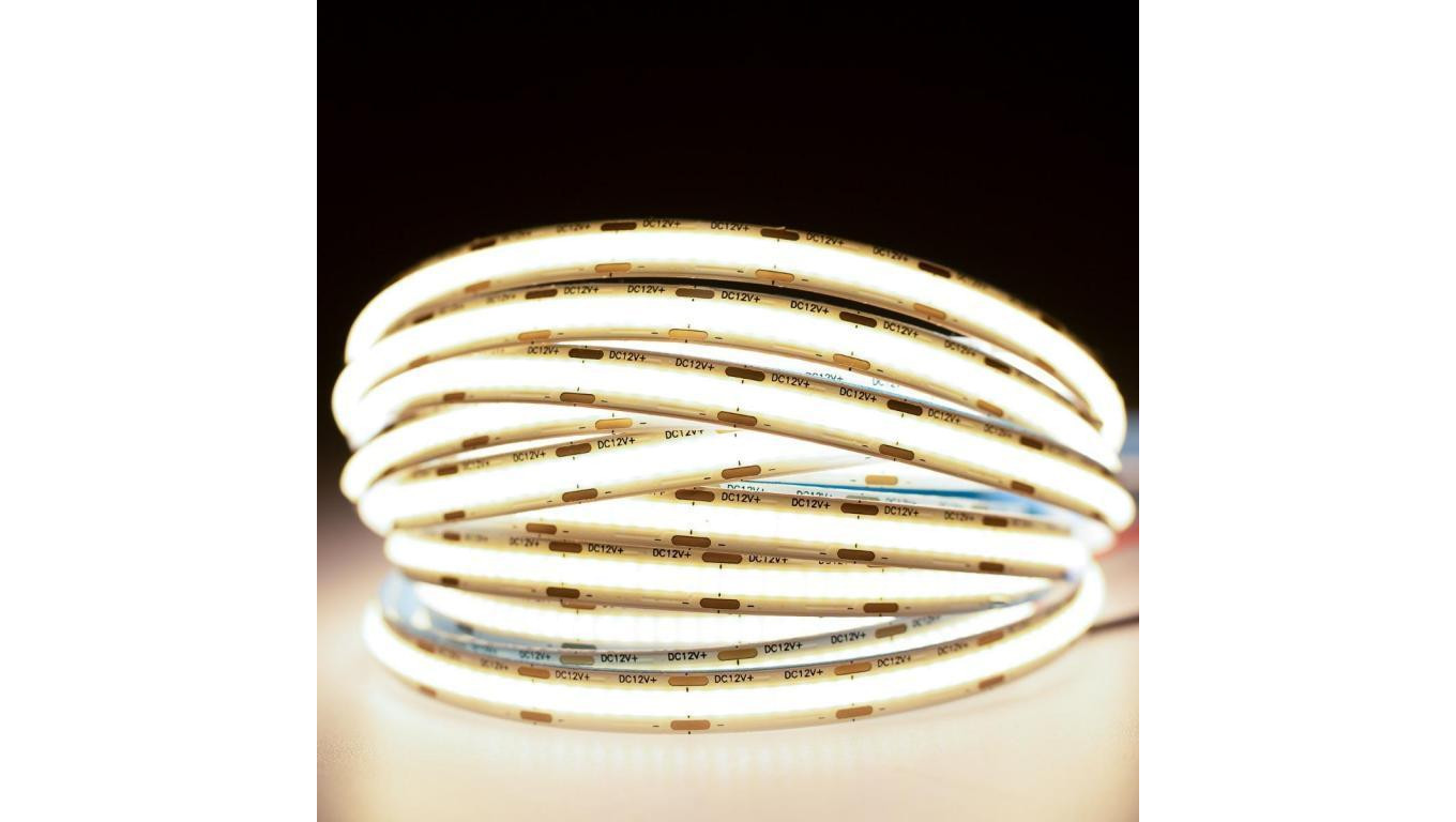 Taśma LED Pasek COB 12V 50W 1920LED Neutralna 8mm 5m