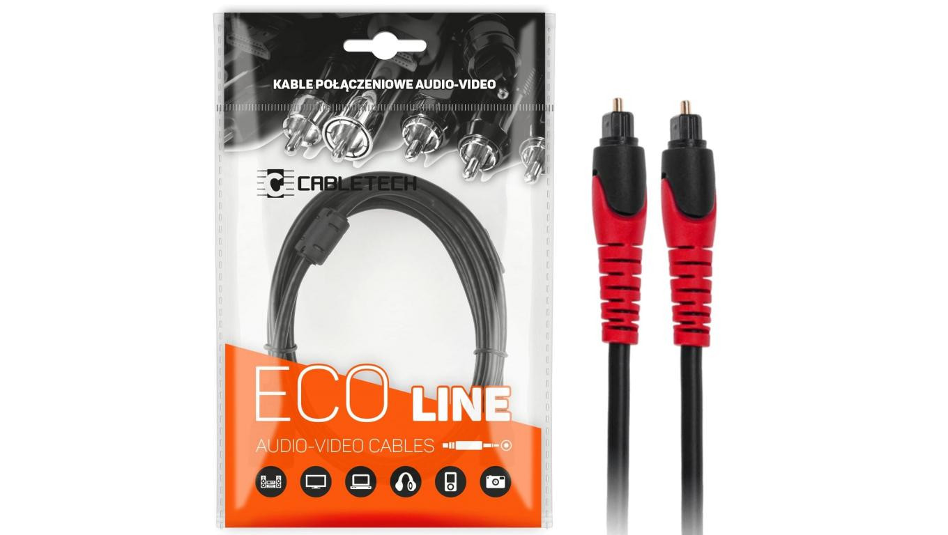 Przewód optyczny Audio TOSLINK Eco 3m