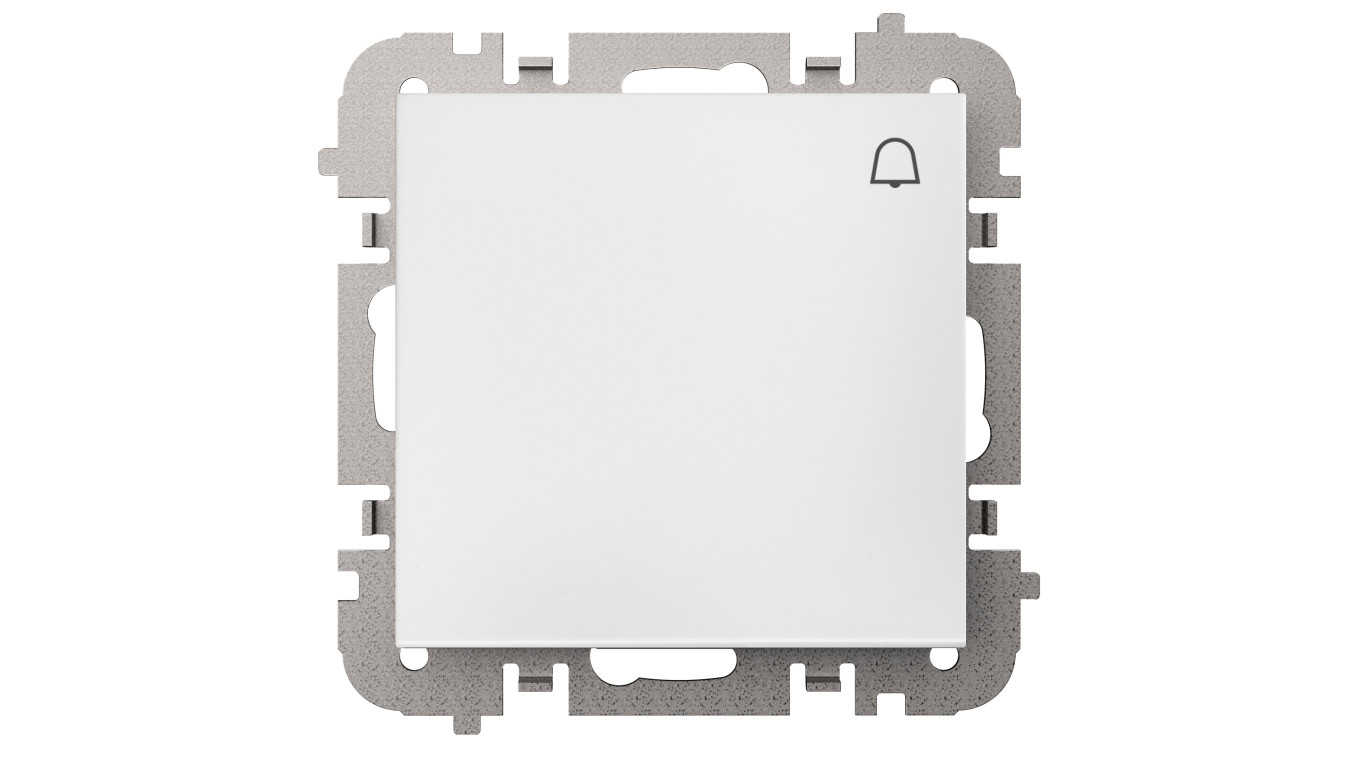 Vestra Łącznik zwierny dzwonek bez ramki podtynkowy IP20 biały 3814-10