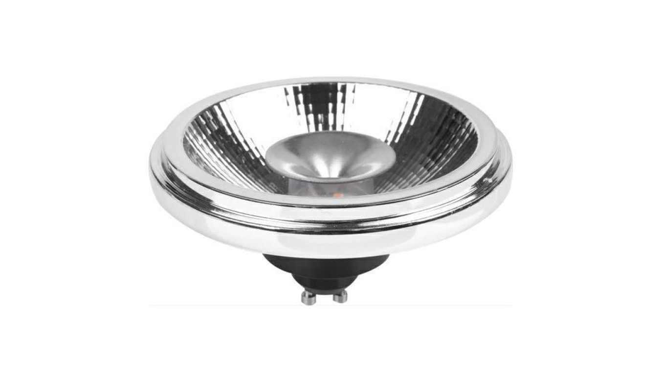 Żarówka TRISTAN-DIM ściemnialna ES111 CW gu10 12W 12 led 2835 230V kąt 24 stopnie AR111 z odbłyśnikiem zimna biała dimmable