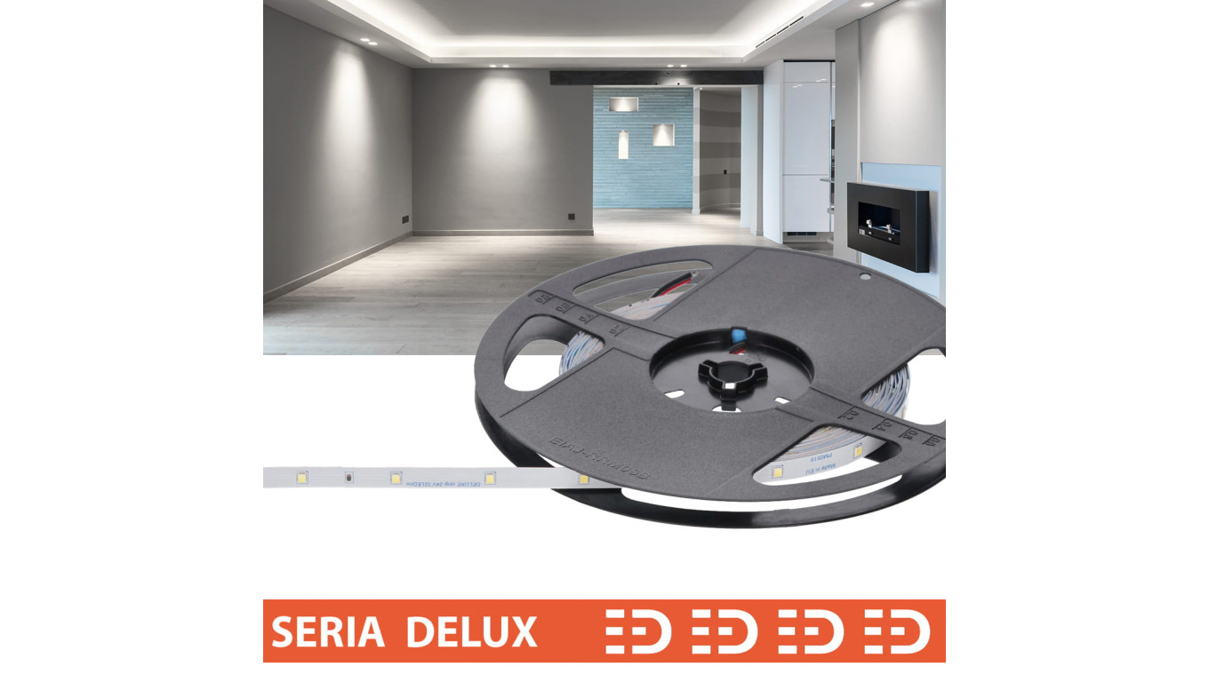 Taśma Delux 24V 32led 5700K 400lm SMD2835 (10)