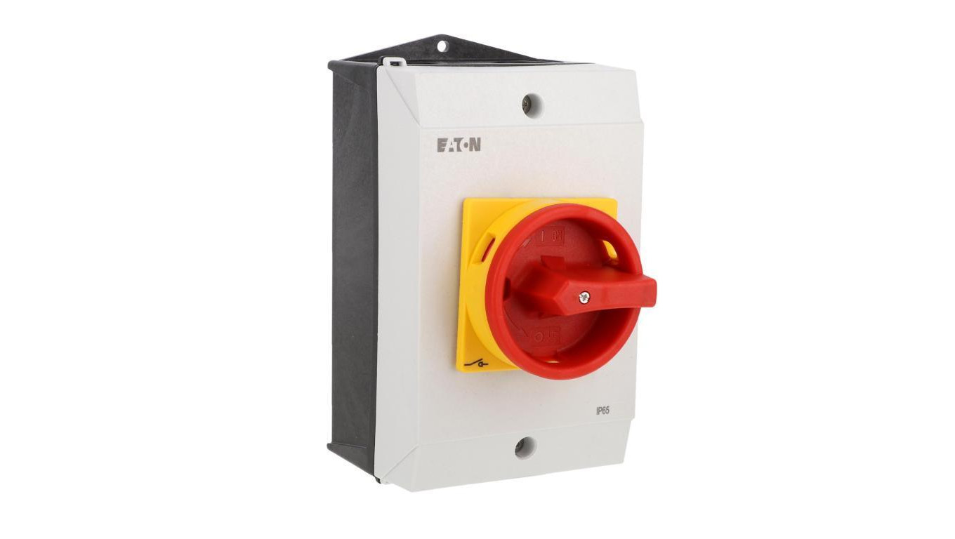 Rozłącznik 40A 3P 1Z+1R w obudowie IP65 czarna rączka z blokadą P1-40/I2/SVB/HI11 199910