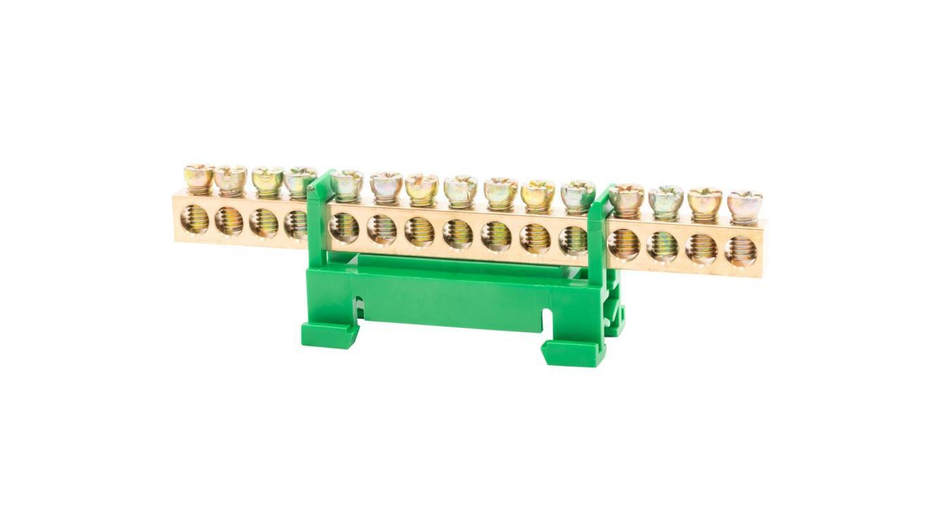 Listwa zaciskowa 15X16 mm2-zielona GEP-00038