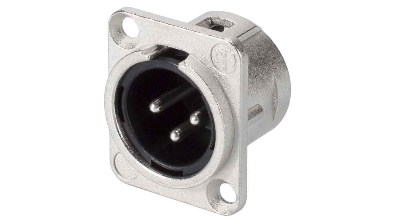NEUTRIK Gniazdo tablicowe XLR(m) 3pin