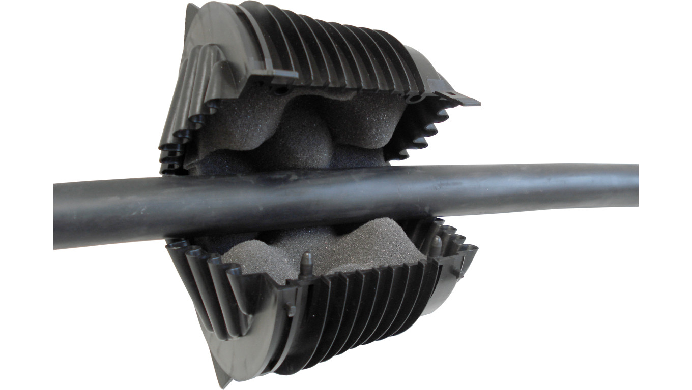 Dławnica czopowa EK186/140 (dla średni wew. rur 127-146 mm) - paczka 50 szt.