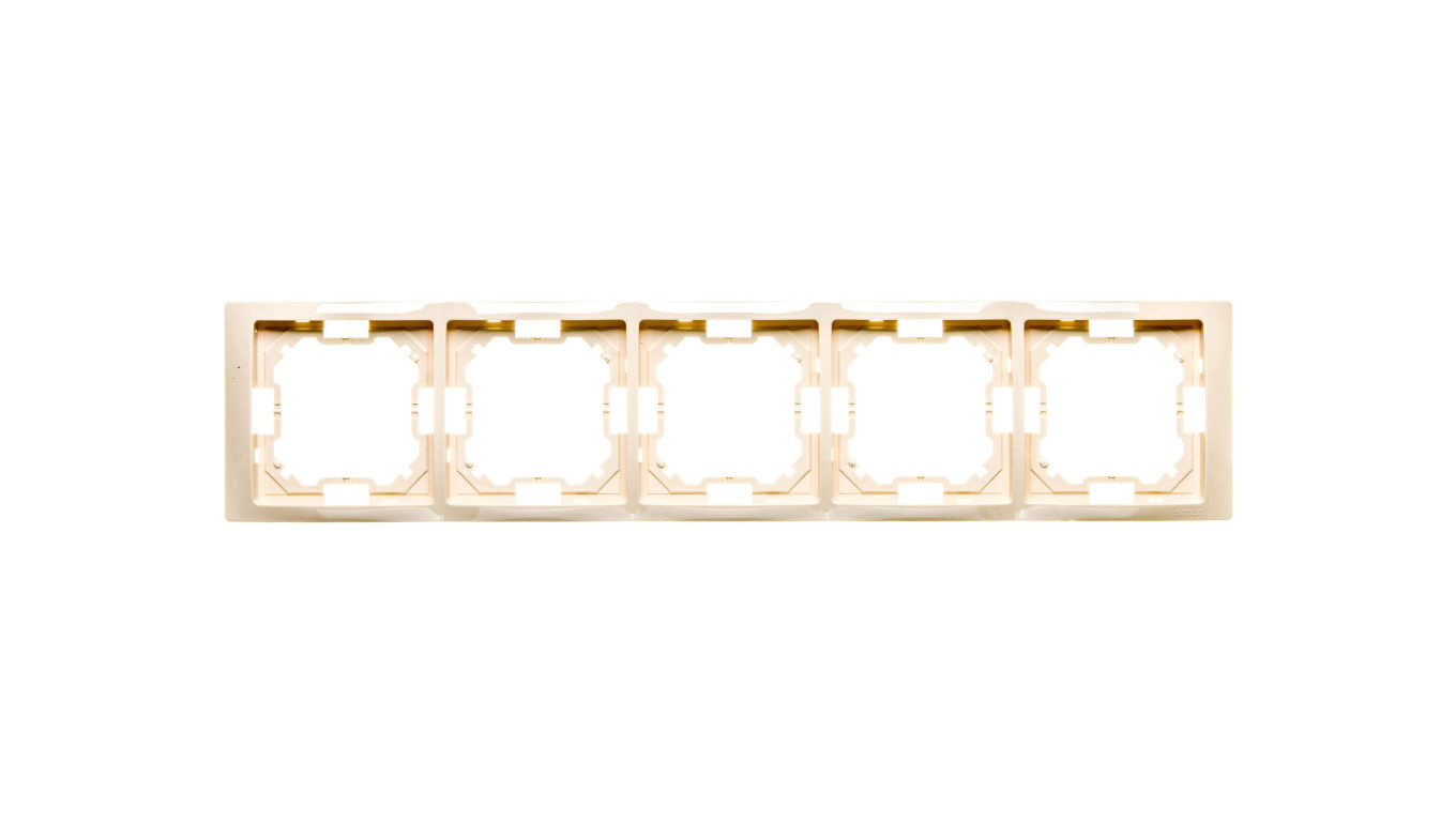 Simon Basic Neos Ramka pięciokrotna beżowy BMRC5/12