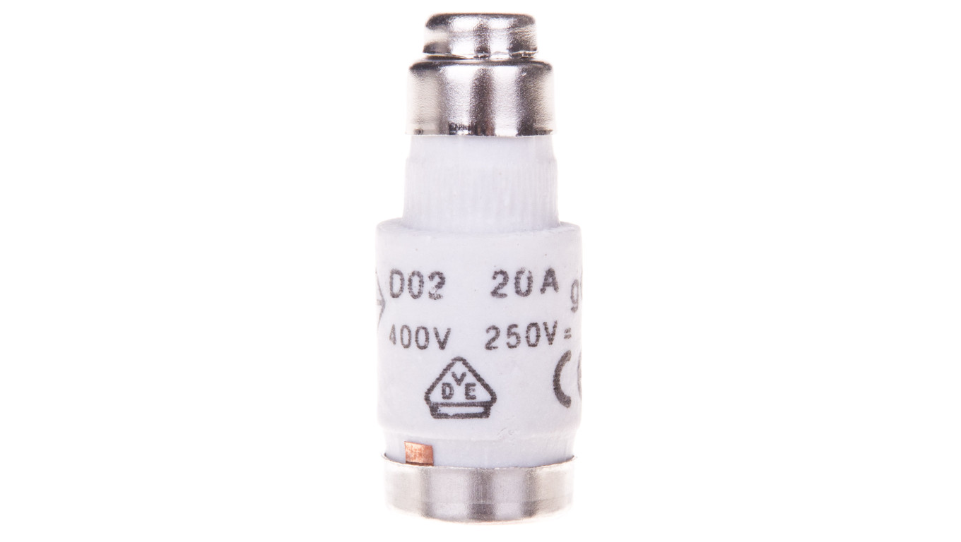 Wkładka bezpiecznikowa BiWtz 20A D02 gG 400V LE1820
