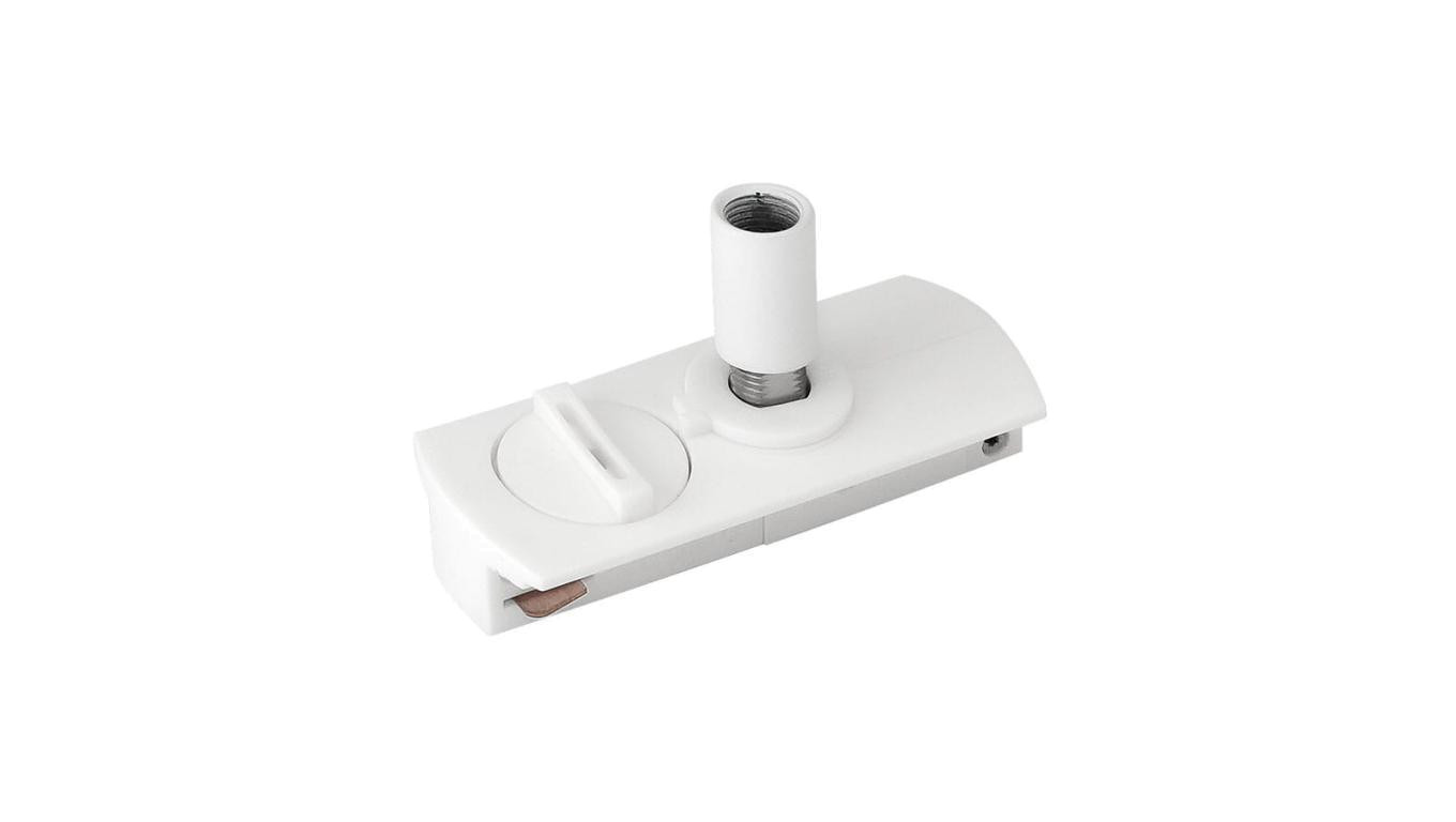 Adapter do Lamp Wiszących Biały Jednofazowy do Szyny