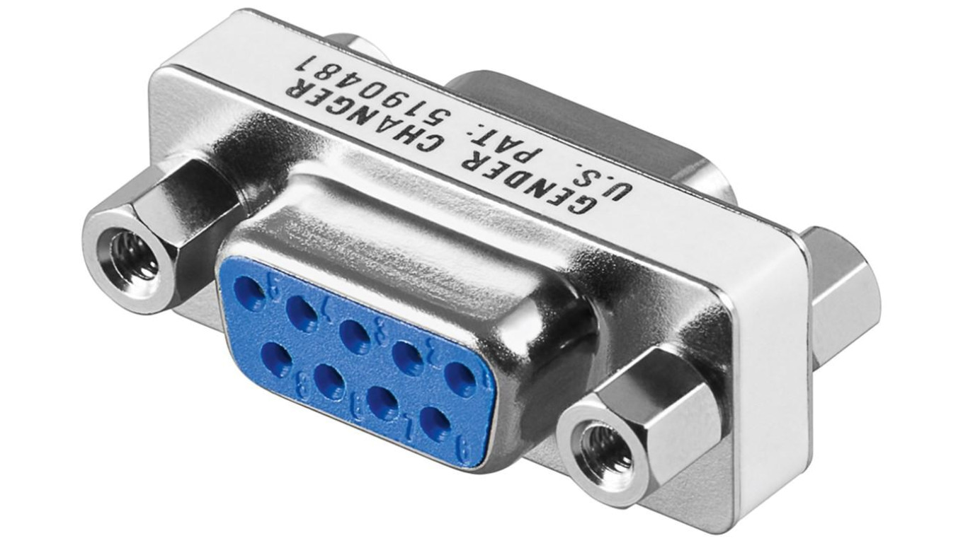 Przejściówka D-SUB - Połączenie typu Gniazdo D-SUB/RS-232 (9-biegunowe)