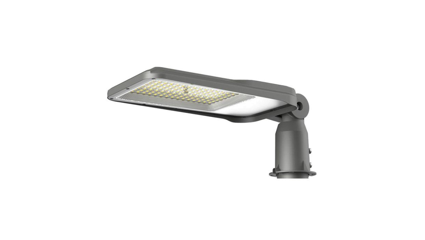 Oprawa Uliczna LED 100W 9400lm 4000K Diody SAMSUNG IP65 Szara 5 Lat Gwarancji Regulowany uchwyt Wymienny Moduł LED 23620