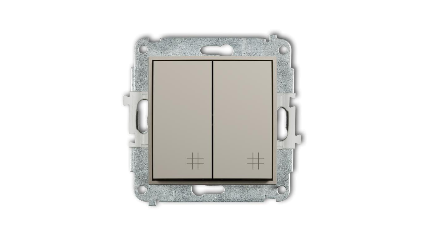 MINI Mechanizm łącznika podwójnego krzyżowego taupe 60MWP-66