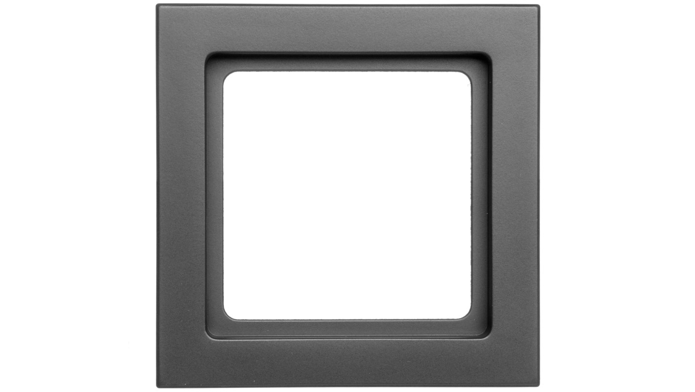 Berker Q.3 Ramka pojedyncza antracyt, aksamit 10116096