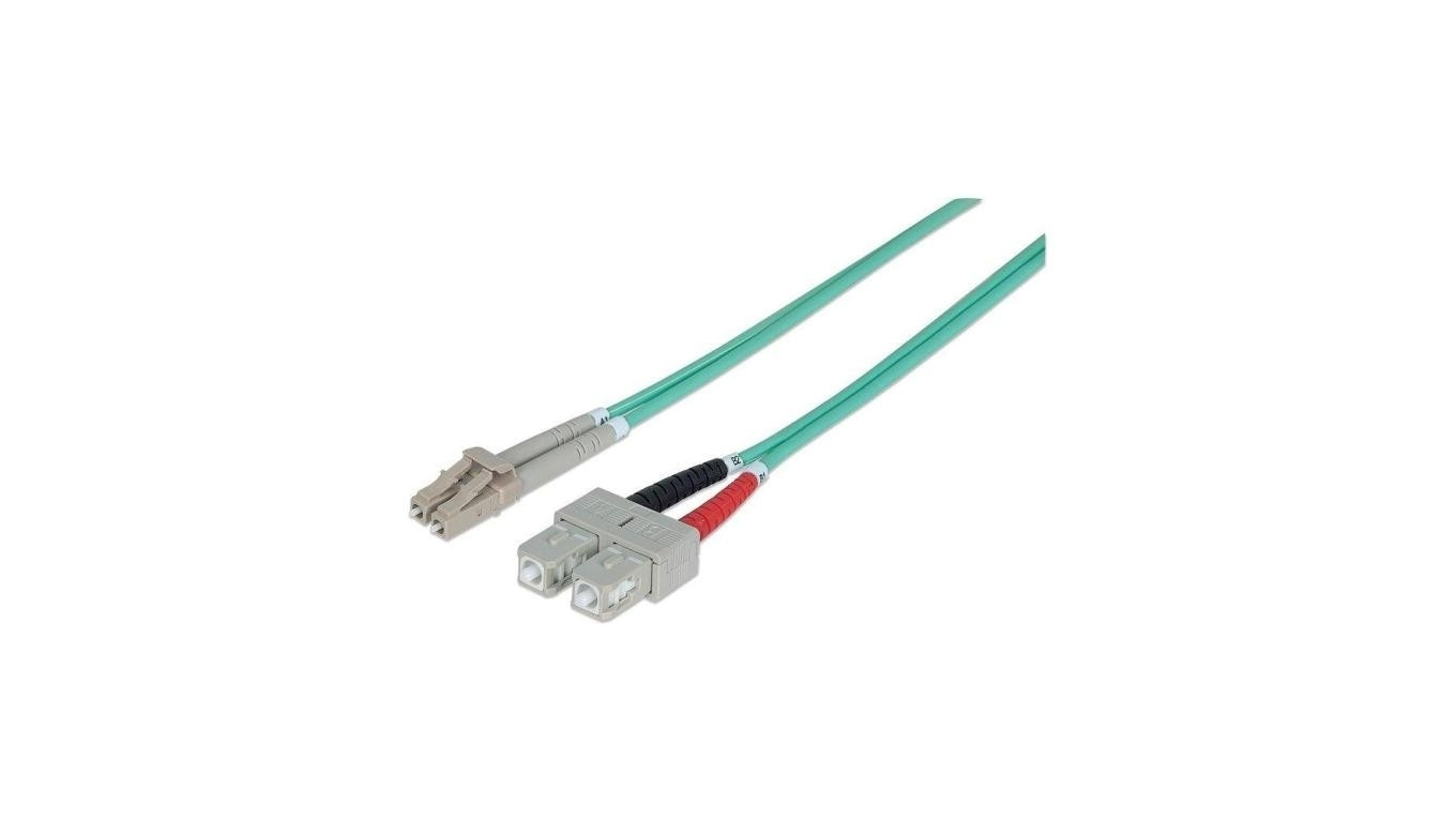 Patchcord światłowodowy OM3 50/125 MM SC-LC Duplex 1m