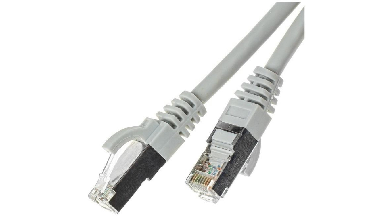 Patchcord FTP kat.6 kabel sieciowy LAN 2x RJ45 linka szary 10m ATEL