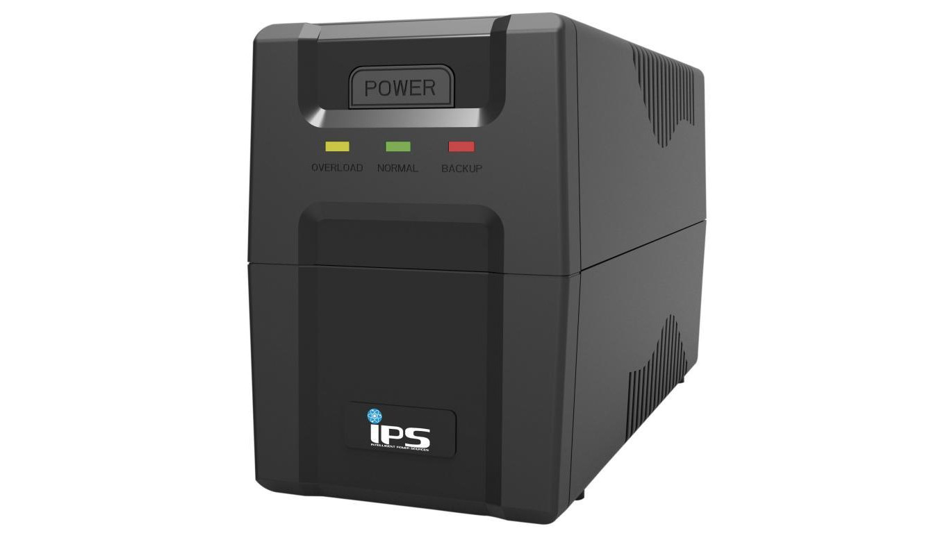 UPS 600VA 360W plastikowa obudowa Tower, 1x 7Ah 12V, 2x schuko Line-interactive TM-LI2-0k6-PC-1x7-F2