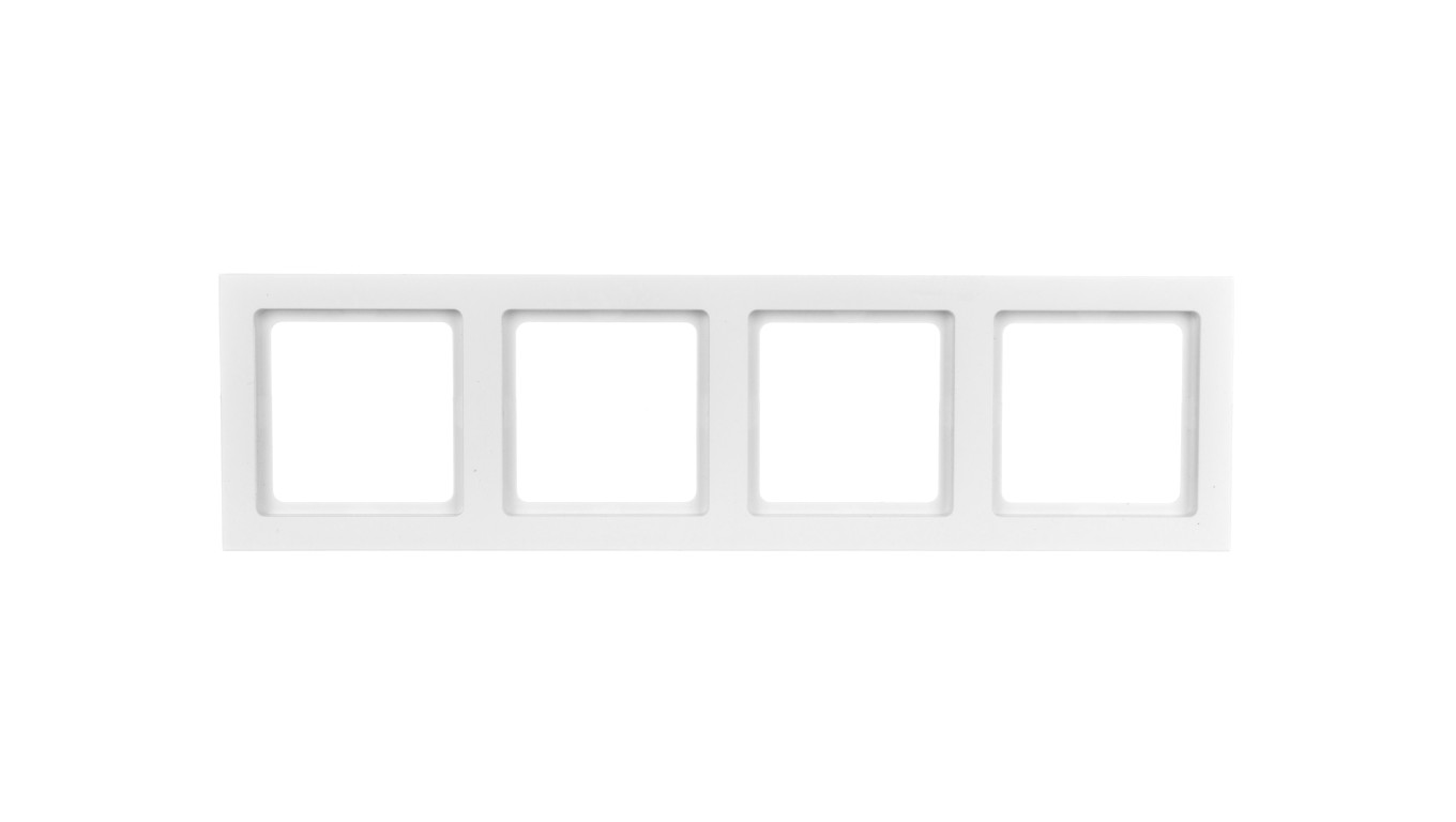Berker Q.3 Ramka poczwórna biały aksamit 10146099