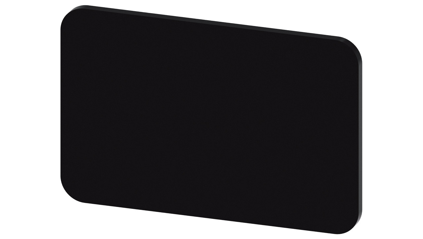 Etykieta samoprzylepna 17.5x27mm czarna bez inskrypcji do samodzielnego opisu SIRIUS ACT 3SU1900-0AD16-0AA0 /10szt./