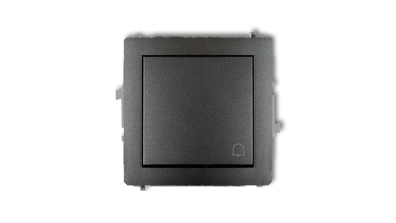 DECO Przycisk /dzwonek/ grafitowy 11DWP-4