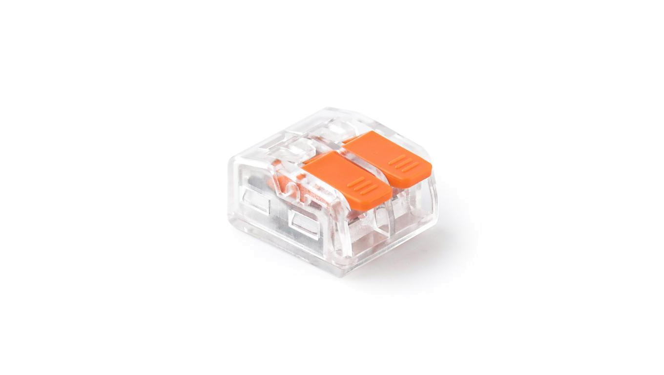 Szybkozłączka 0,2-4,0mm2, 2 styki, przezroczysta, E.4190T /100szt./