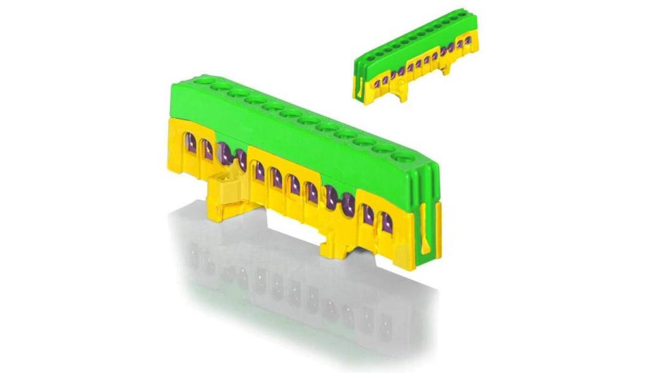 Trytyt Zacisk rozgałęźny izolowany PE-12-F żółto-zielony