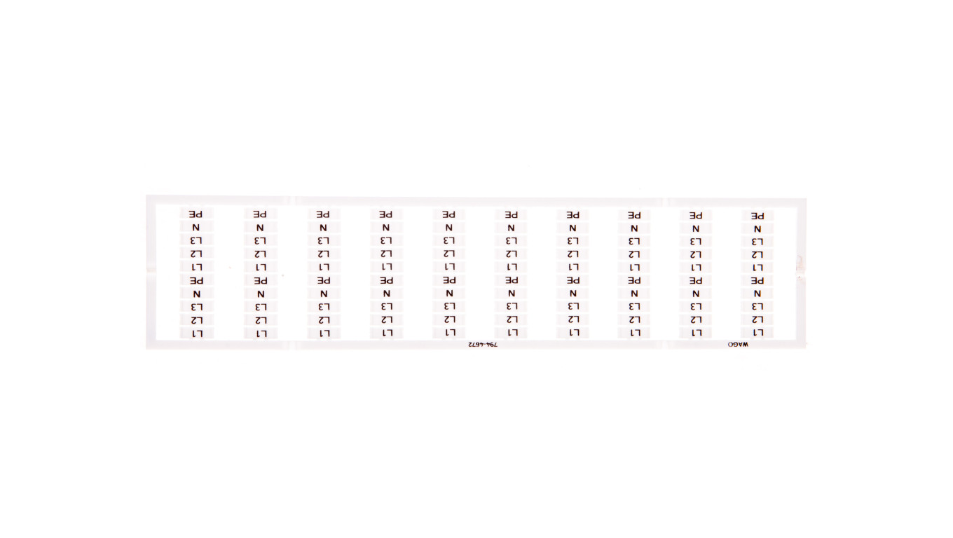 Oznaczniki WMB L1 L2 L3 N 794-4672 /5szt./