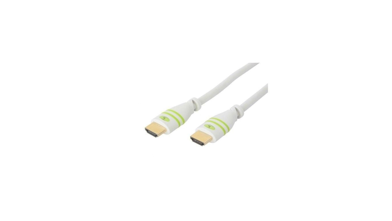 Kabel HDMI-HDMI V1.4 M/M Ethernet 3D4K Biały 3m